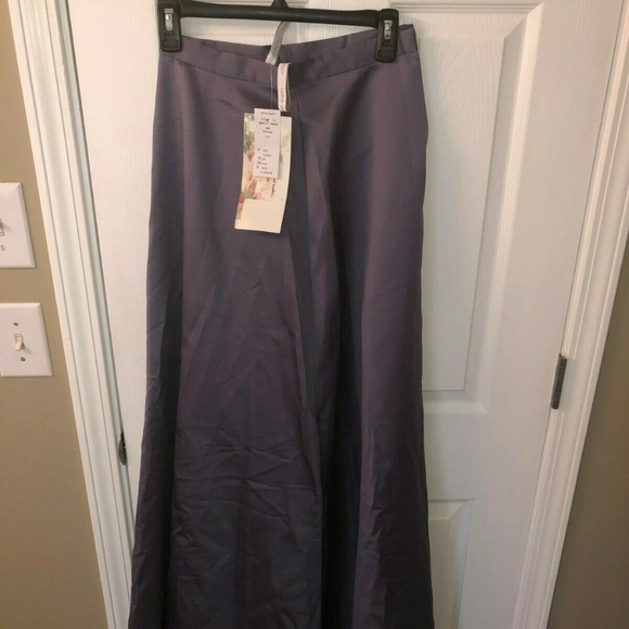 ALFRED ANGELO SATIN SKIRT SZ 4 MSKT-G‎ LILAC - Picture 1 of 5